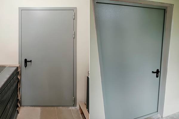 Широкая огнестойкая дверь («Пятёрочка», г. Балашиха)